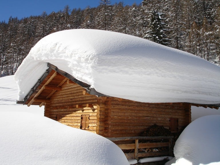 Eerste sneeuw in Oostenrijk