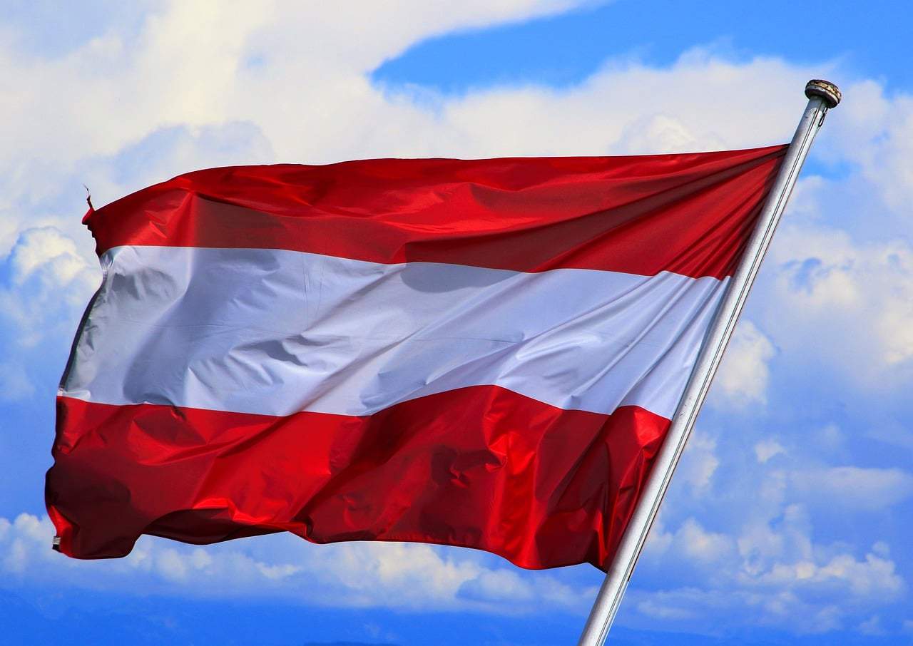 National Feiertag Oostenrijk Oostenrijkse vlag