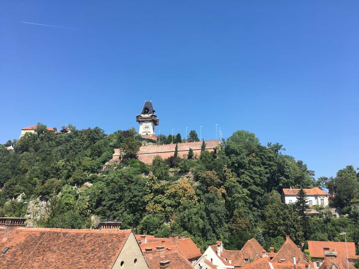 Steiermark met kinderen De Schlossberg in Graz