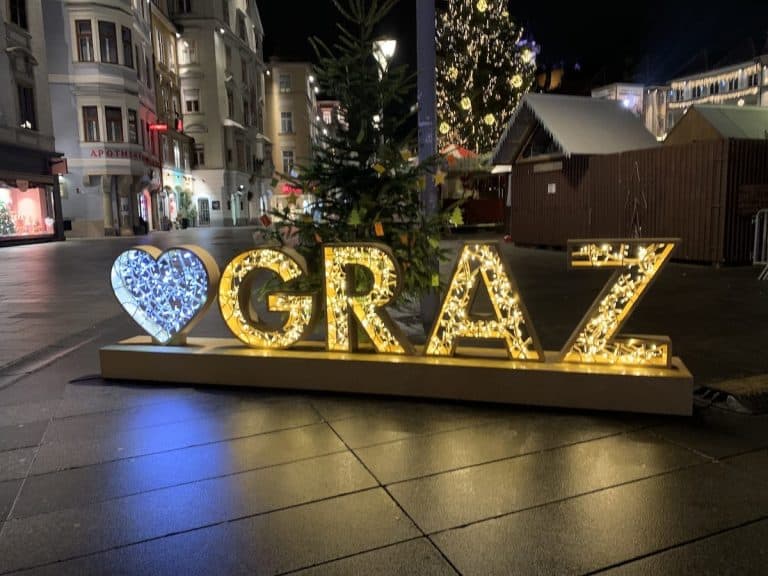 kerstmarkten in Graz