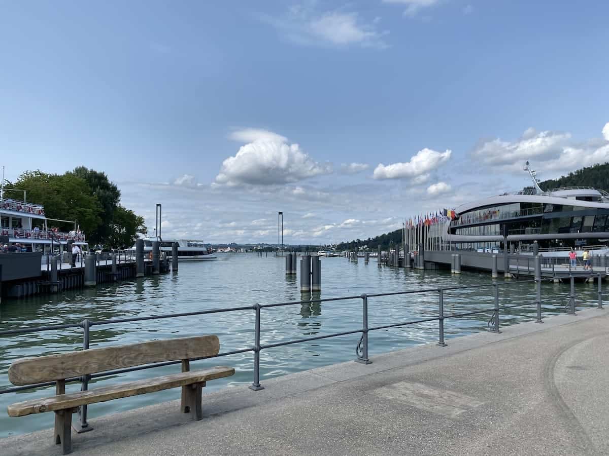 Een blik op de Bodensee vanuit Brngenz