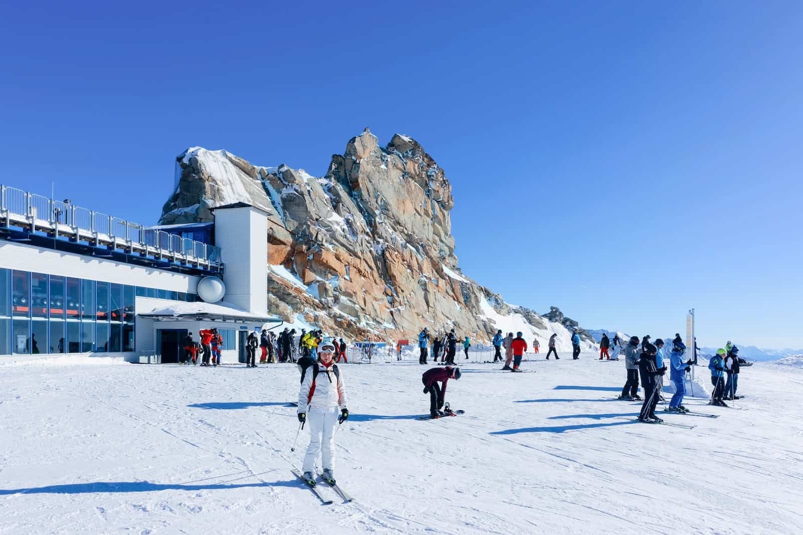 De Hintertux is een populair skigebied met een hoge sneeuwzekerheid in Oostenrijk