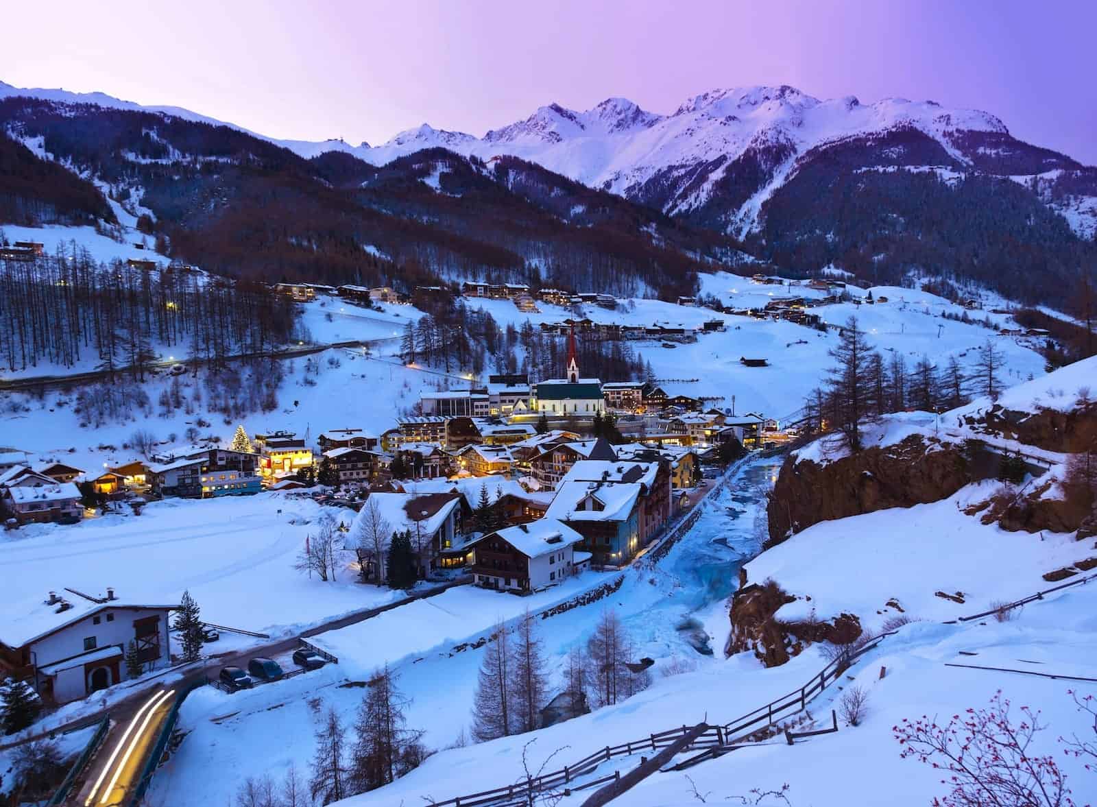 één van de populairste skigebieden van Oostenrijk is Sölden. Het is ook nog één van de meest sneeuwzekerste gebieden.
