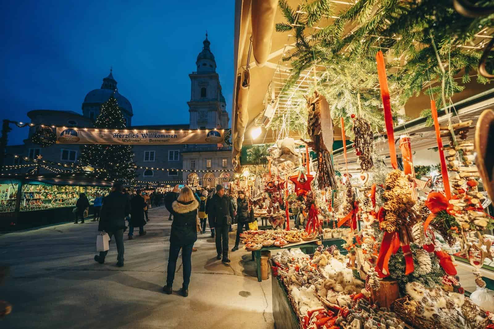 Kerstmarkten in Salzburg