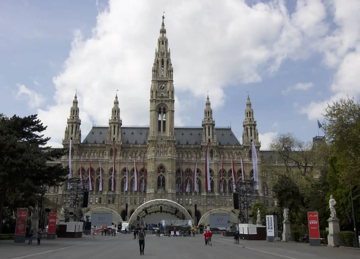 Rathaus in Wenen Rathaus in Wenen