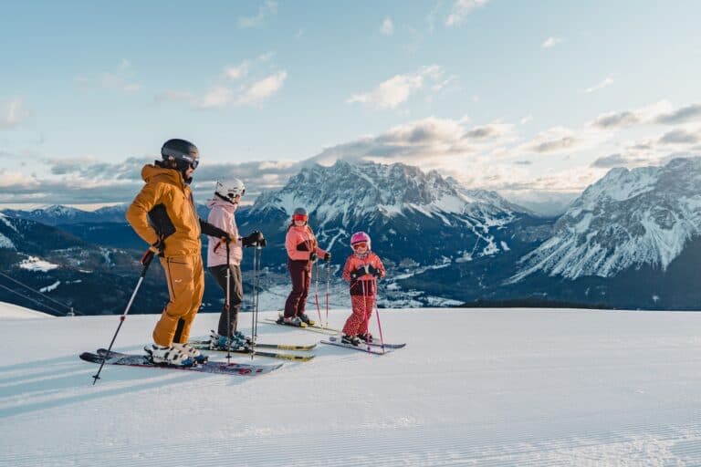 Zugspitz Arena - lermoos - meer snelladers in het skigebied beschikbaar