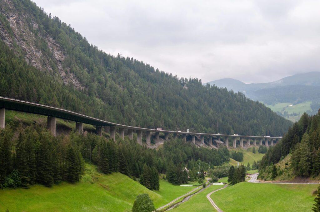 Brenner autobahn Luegbrucke verkeersinformatie