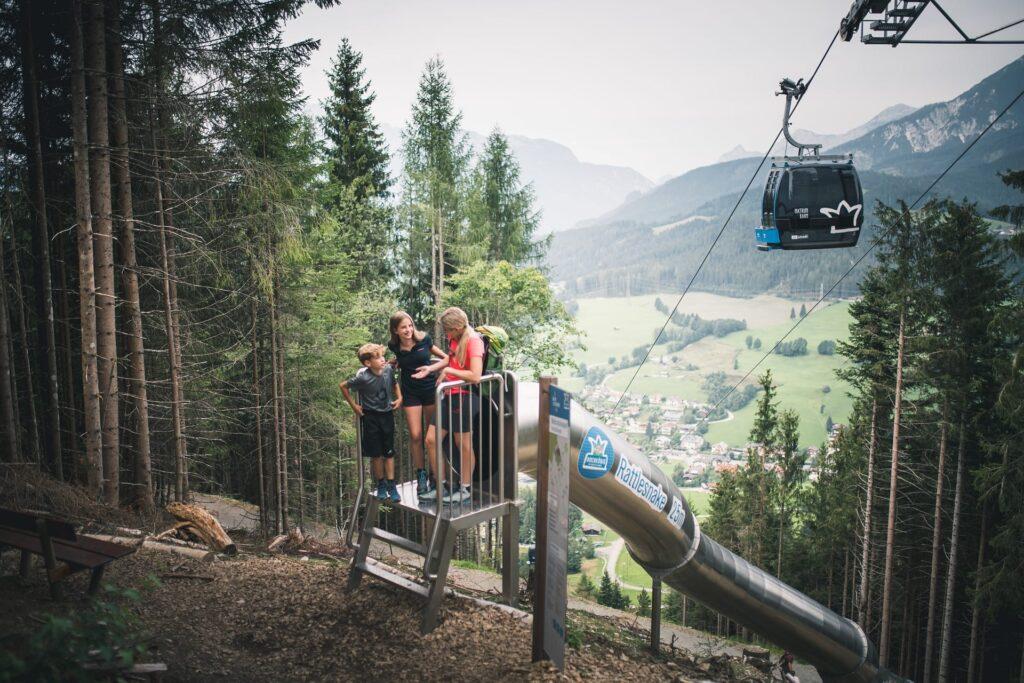 Zomervakantie in Maria Alm Glijbanenpark-maria-alm in de zomer