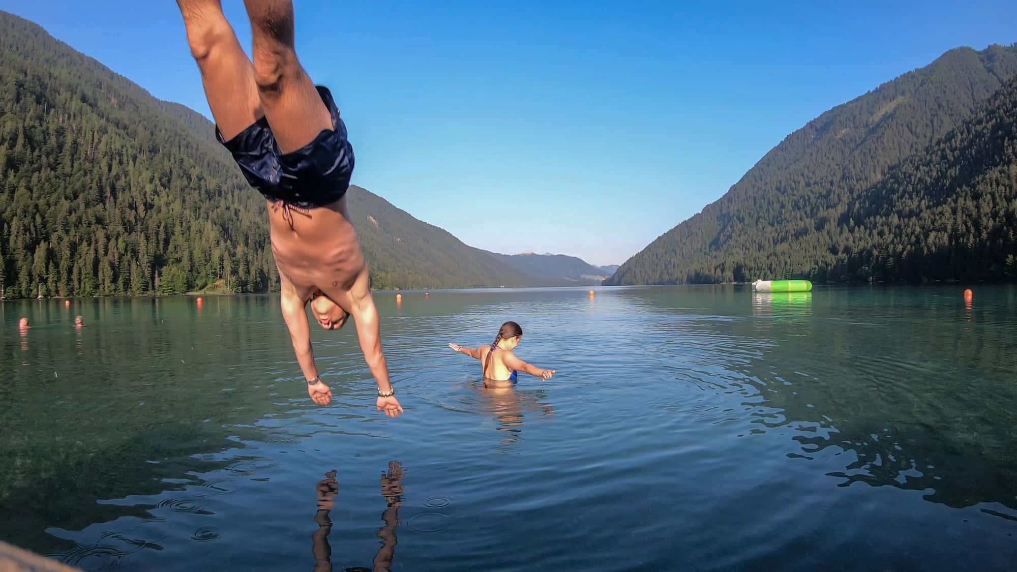 Weissensee - Karinthië - Oostenrijk zwemmen en watersporten Weissensee - Karinthië - Oostenrijk zwemmen en watersporten