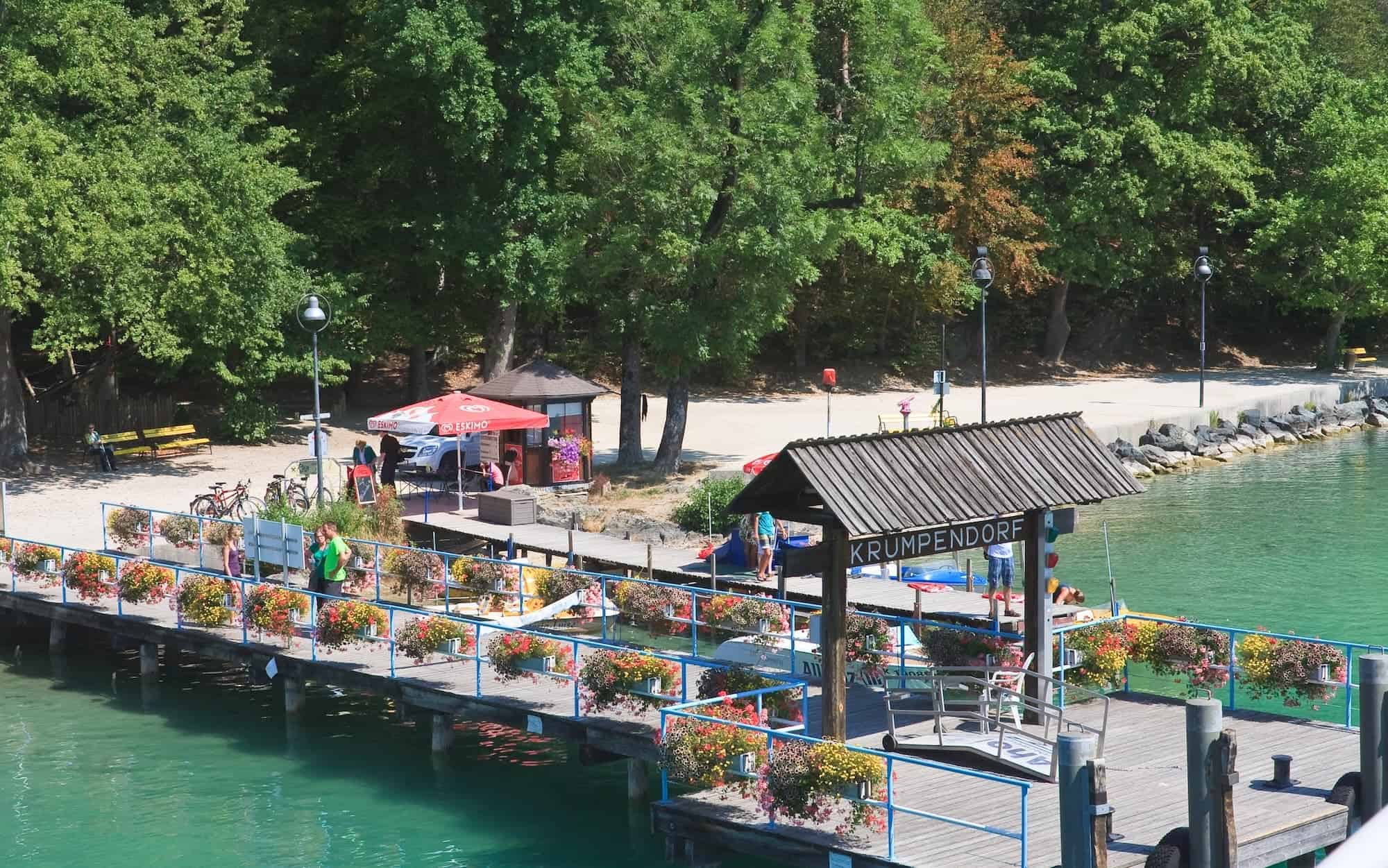 Krumpendorf am Wörthersee: strandbad, rust en nabij Klagenfurt Krumpendorf am Wörthersee