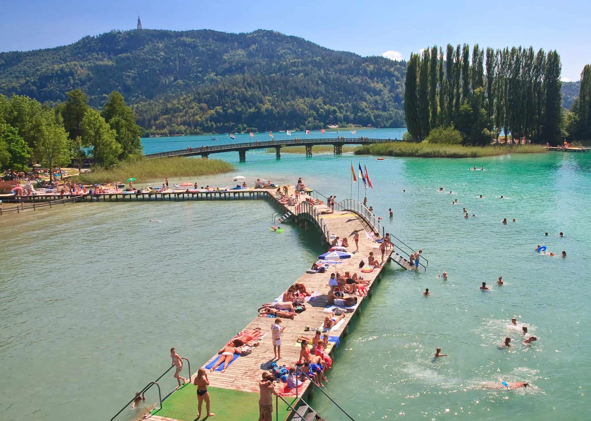 Oostenrijk-karinthie-portschach-dp-46968119_strandbad Pörtschach - Wörthersee - strandbad