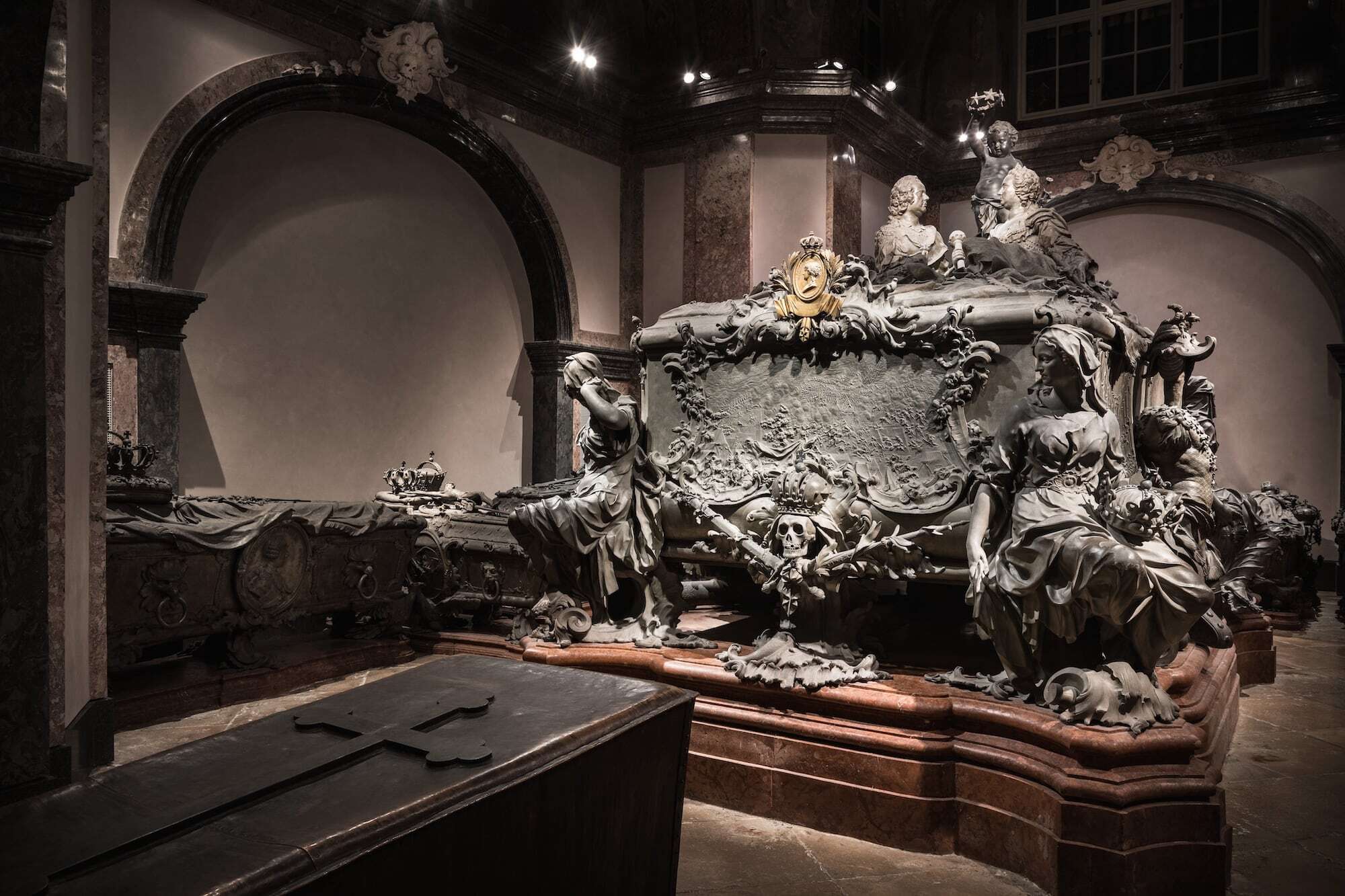 Graf van keizerin sisi in de kapuzinergruft in wenen Graf van keizerin sisi in de kapuzinergruft in wenen