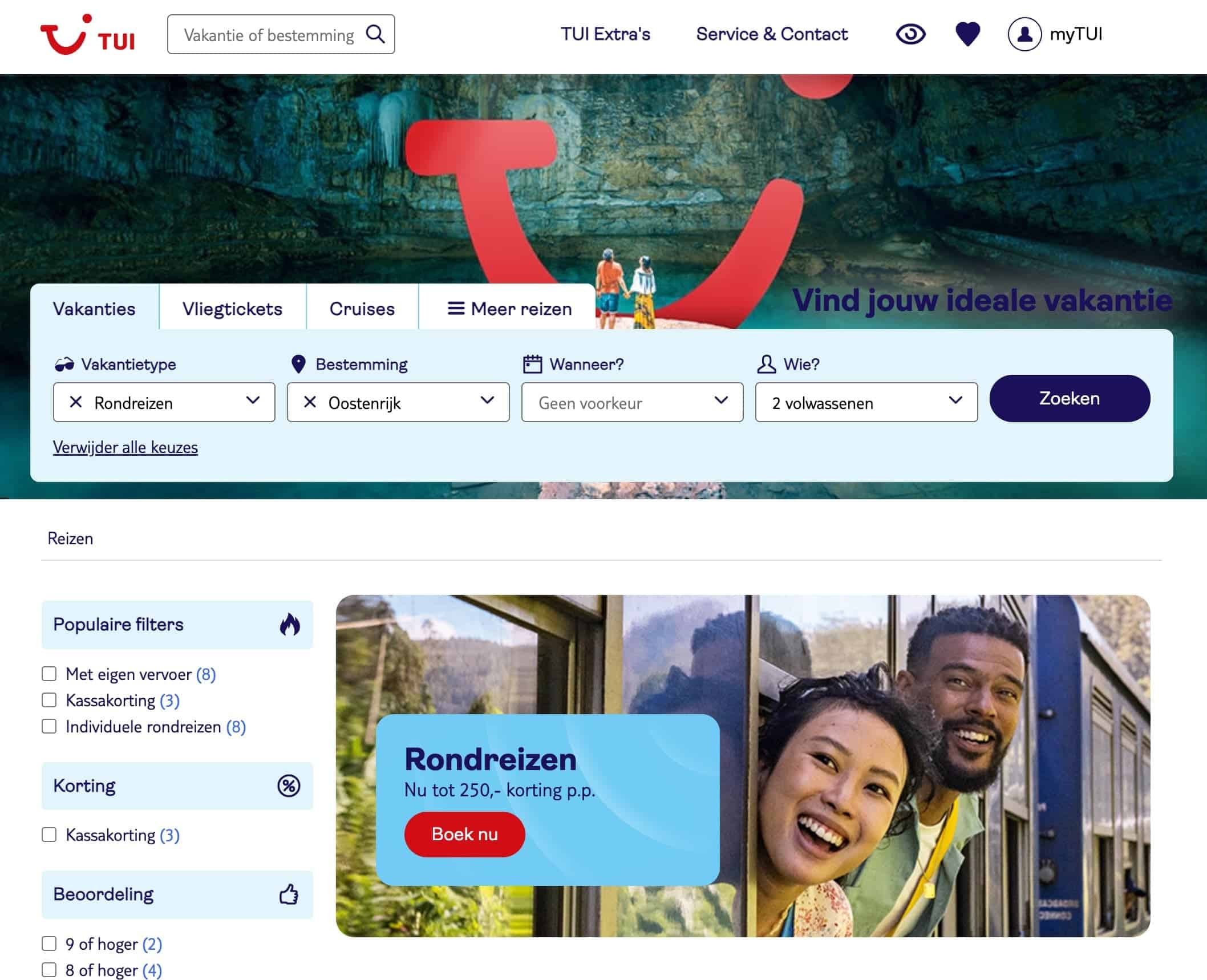 tui rondreis oostenrijk met korting