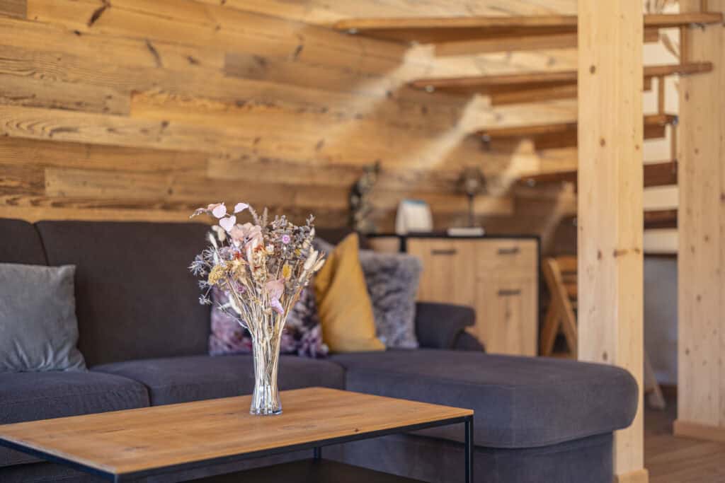 Alps resorts Bergeralm Chalets - woonkamer