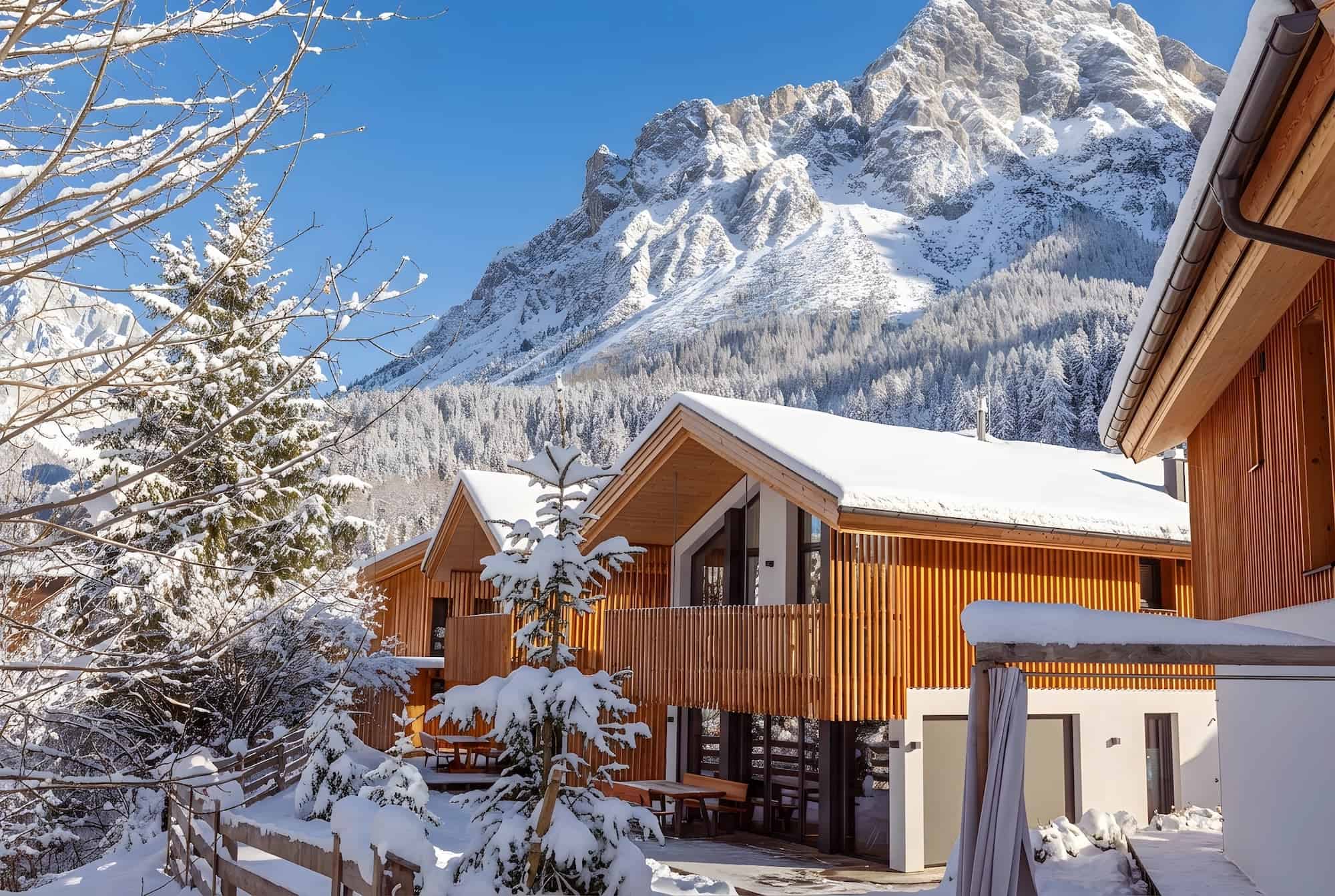 Alpenchalets Biberwier Zugspitze  ideaal voor de wintersport