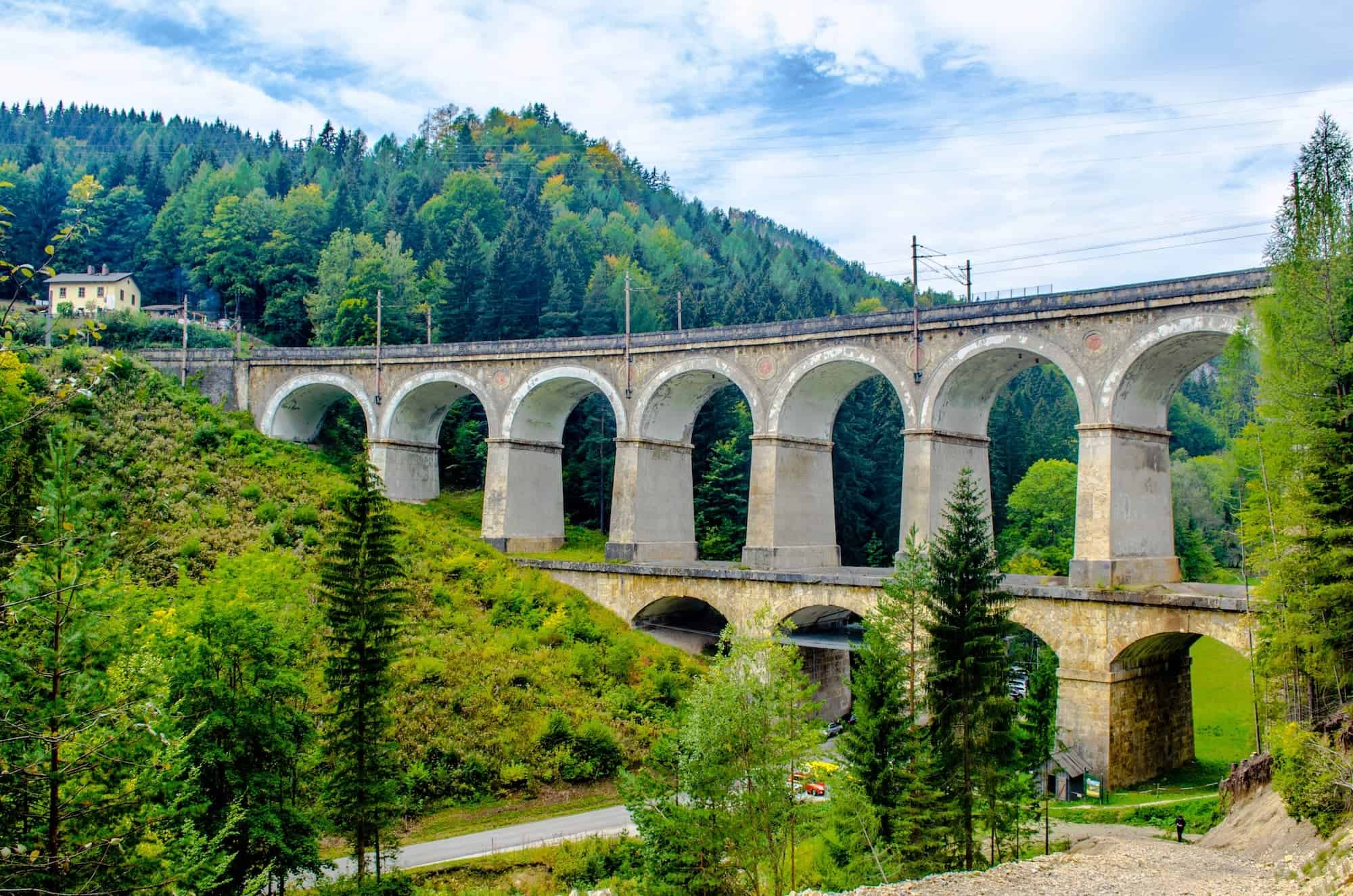 Semmeringbahn-dps_566573290_XL De Kalte Rinnen viaduct in Semmeringbahn