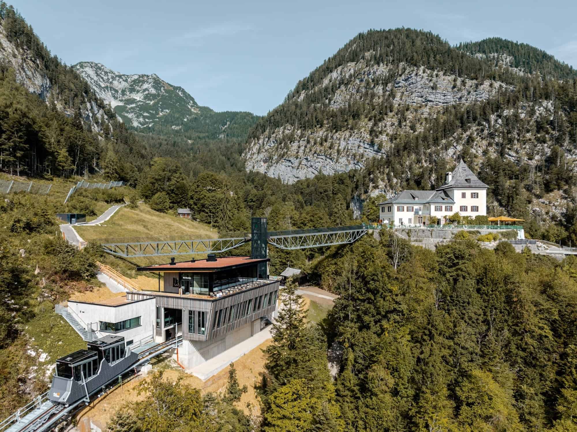 Nieuwe lift voor de Salzwelten in Hallstatt
