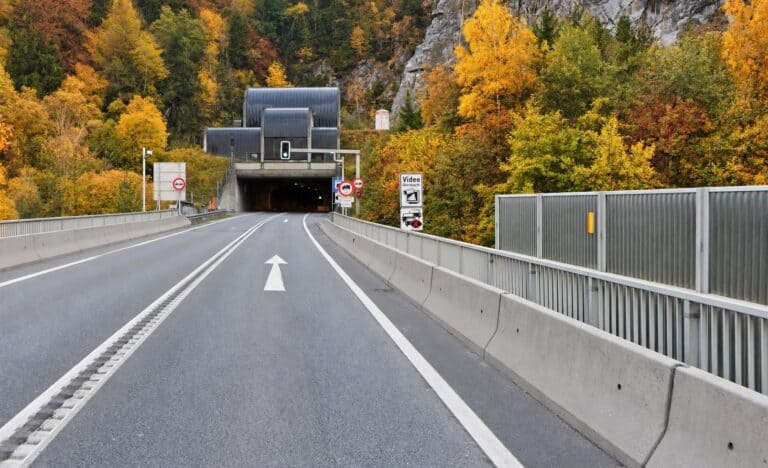 Landeck tunnel dicht